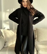 Пальто кашемировое с поясом  RK-574A950