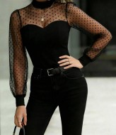 Боді з прозорими рукавами  SF-5201A350