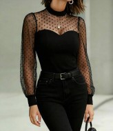 Боді з прозорими рукавами  SF-5201A350