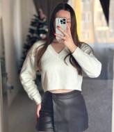 Юбка шорты кожа MIK-1696A360