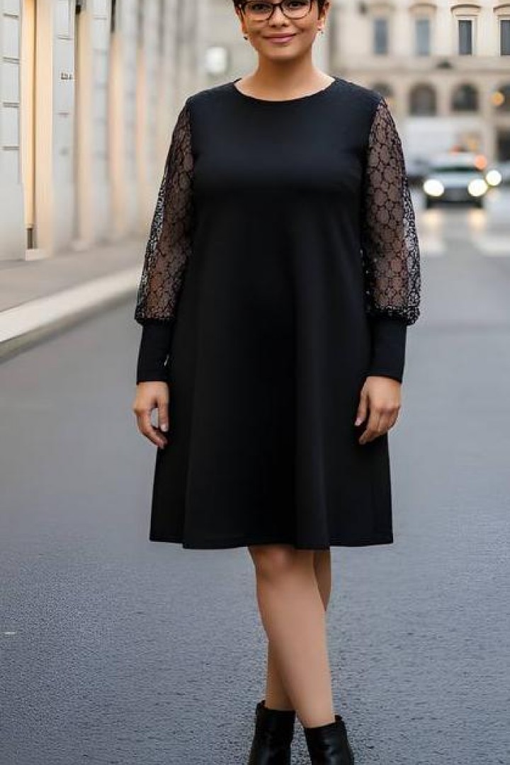 Сукня з люрексом  AO-2164A450