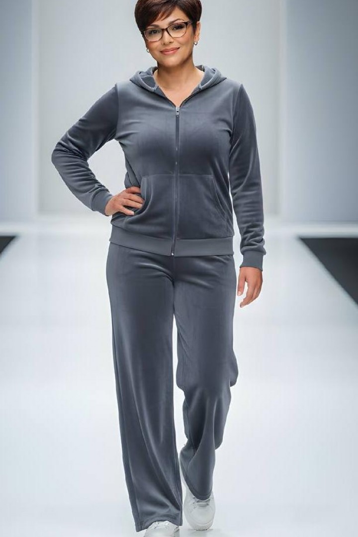 Велюр костюм женский   AO-2521.1A800