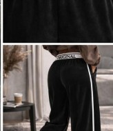 Широкие спортивные штаны на резинке  JK-01053A399