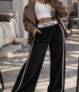 Велюрові брюки на резинці  JK-01053A399 