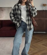 Женская клетчатая рубашка IMMA-444A490