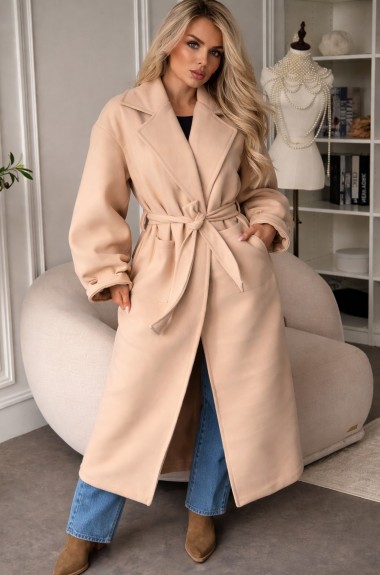 Длинное женское пальто  CULT-938A1250