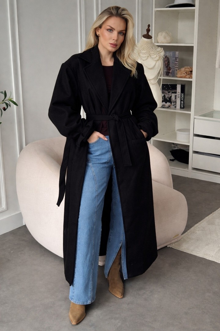 Длинное женское пальто  CULT-938A1250