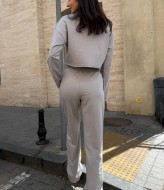 Костюм с укороченным свитером  SPL-7071A630