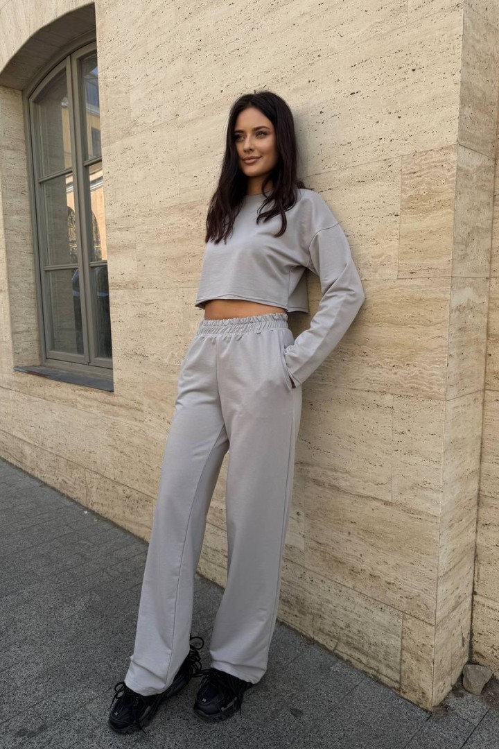 Костюм с укороченным свитером  SPL-7071A630