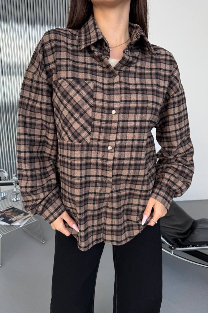 Трендова рубашка  JW-412A580