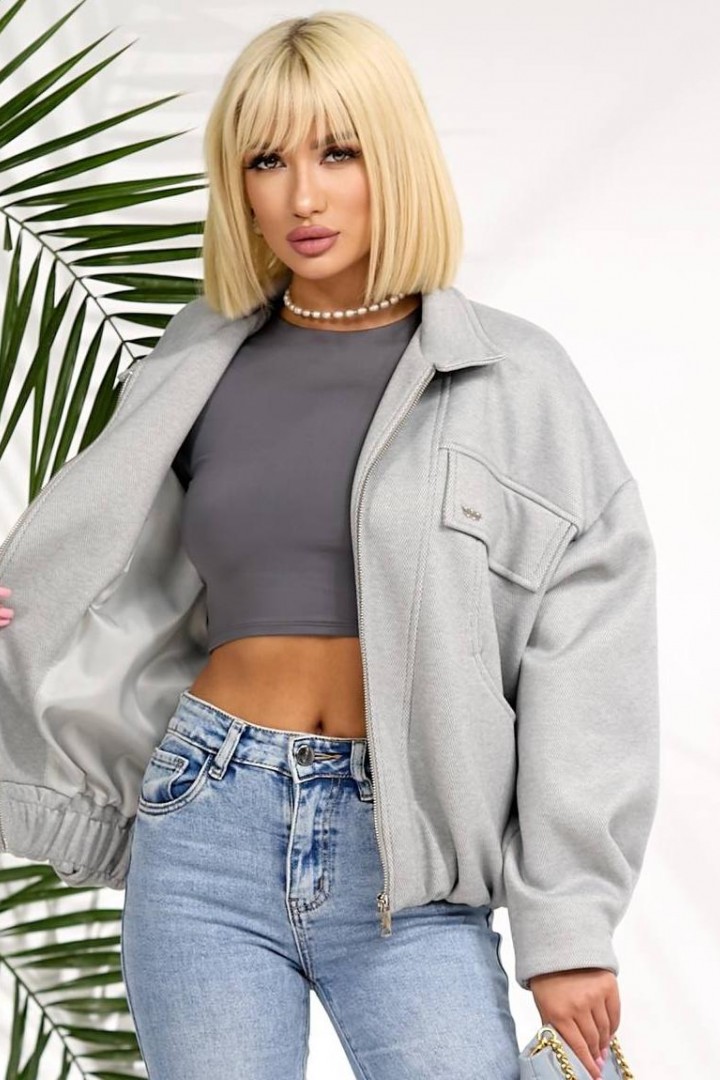 Кашемировый бомбер  JW-2050A1150