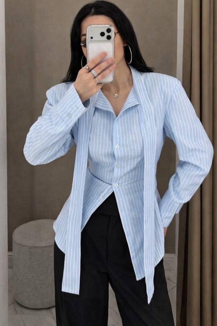 Рубашка с завязками  HOU-432A549