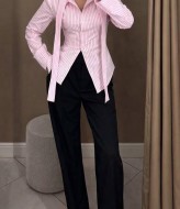 Рубашка с завязками  HOU-432A549