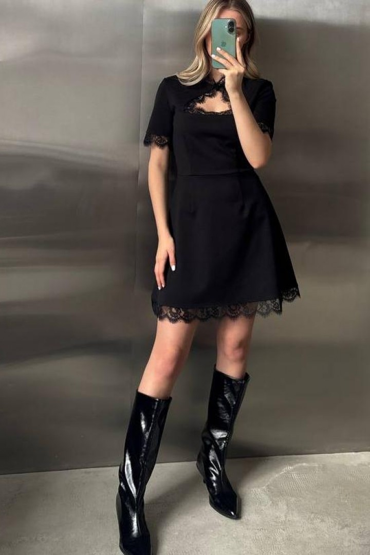 Платье с кружевами  MV-894A750