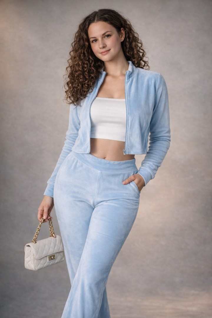 Костюм с укороченной кофтой  MIK-1715A590