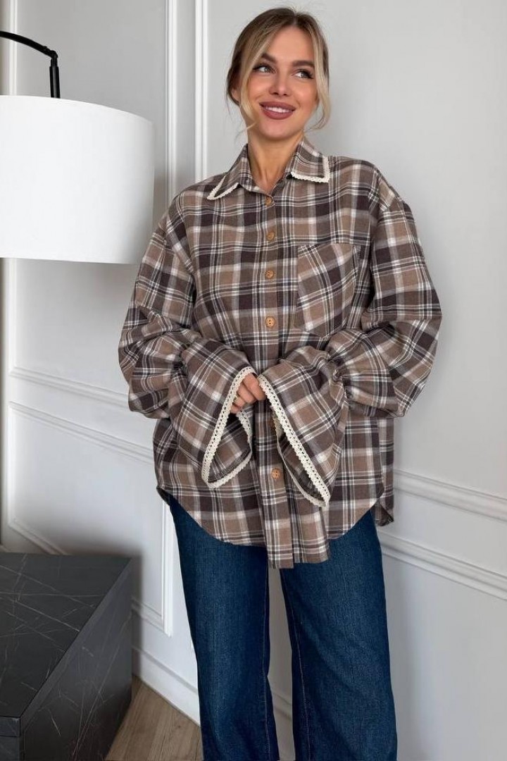 Рубашка с широкими рукавами  BAV-2623A520