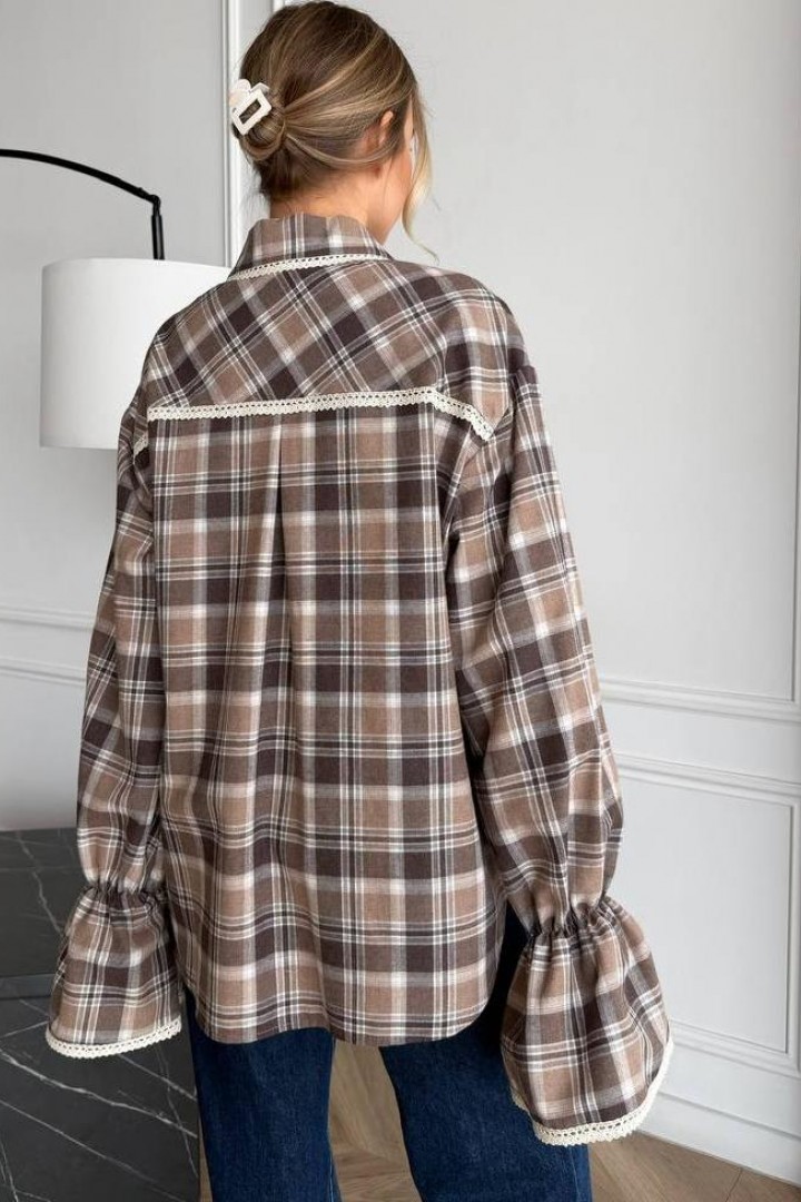 Рубашка с широкими рукавами  BAV-2623A520