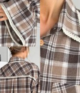 Рубашка с широкими рукавами  BAV-2623A520