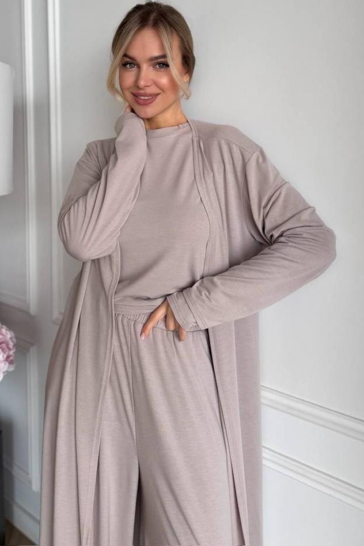 Однотонный костюм тройка BAV-2610A830