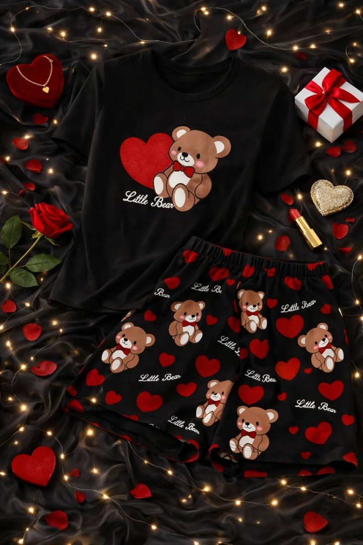 Пижамка с сердечком  JK-1911A300