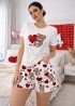 Пижамка с сердечком  JK-1911A300