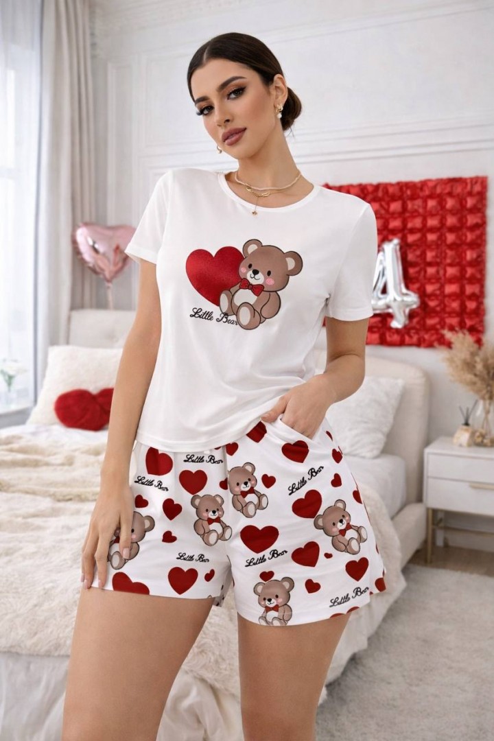 Пижамка с сердечком  JK-1911A300