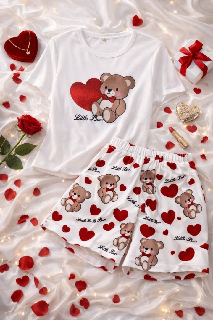 Пижамка с сердечком  JK-1911A300