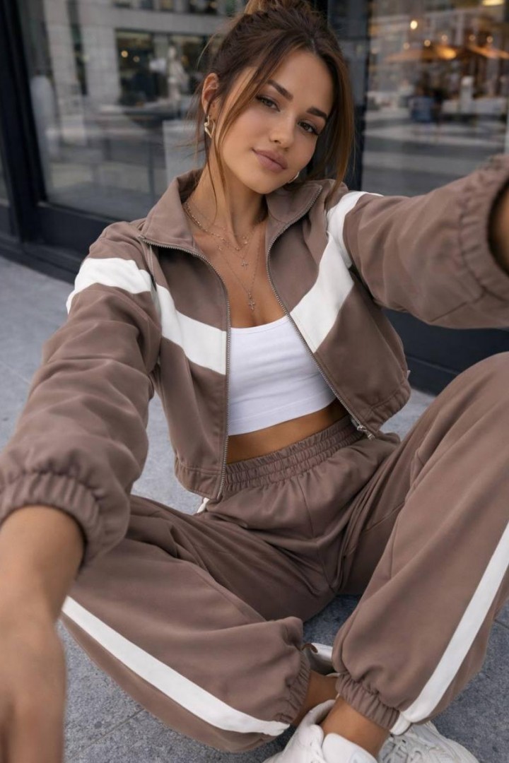 Костюм со вставками JK-018A599