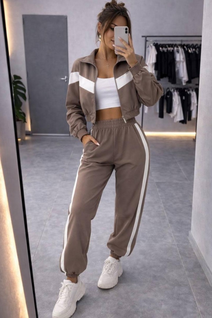 Костюм со вставками JK-018A599