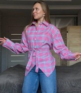 Сорочка з поясом  EPZ-508A550