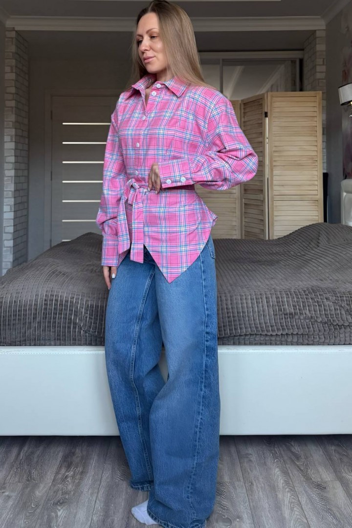 Сорочка з поясом  EPZ-508A550