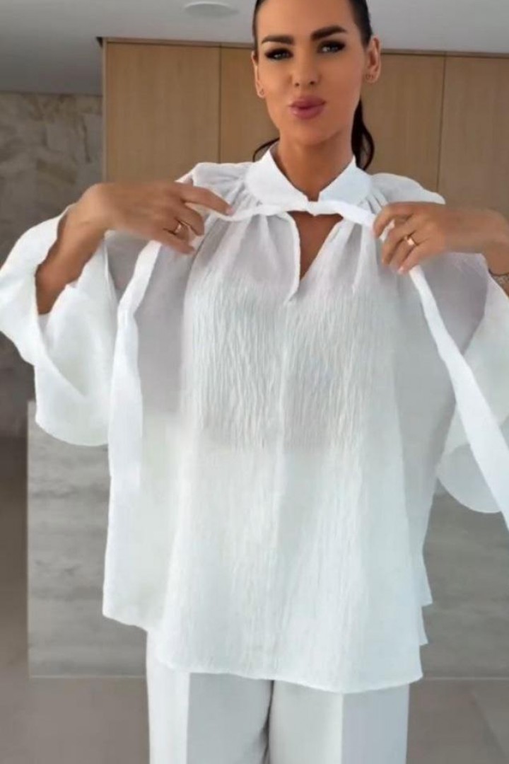 Блуза оверсайз  MB-34A380