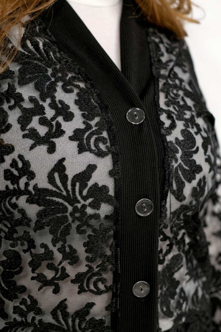 Ажурный кардиган-кофта  AJ-17188A620