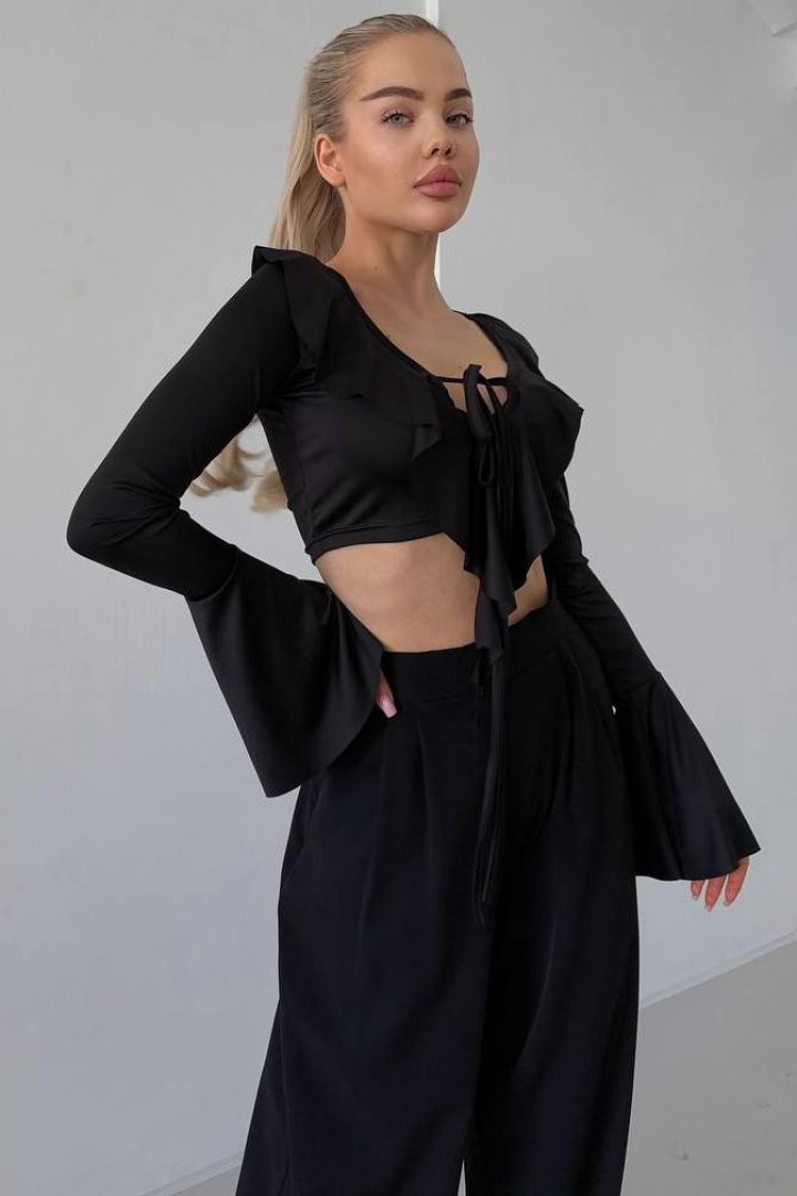 Топ со шнуровкой  MSM-262A300