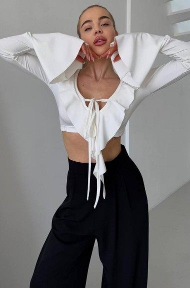 Топ со шнуровкой  MSM-262A300