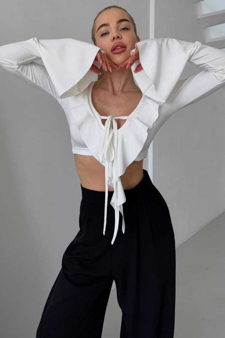 Топ со шнуровкой  MSM-262A300