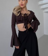 Топ со шнуровкой  MSM-262A300