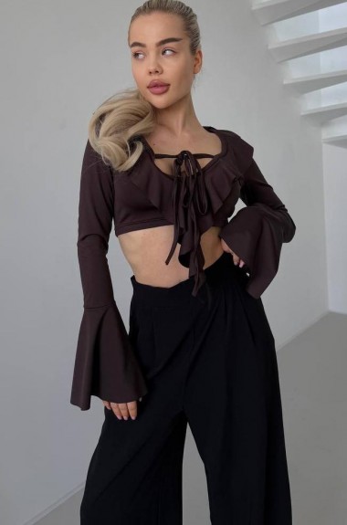 Топ со шнуровкой  MSM-262A300