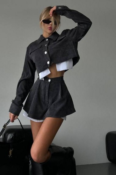 Вельветовый  костюм  MSM-232A550