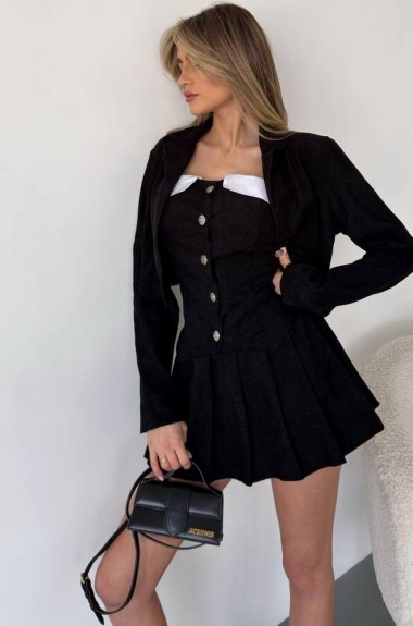 Костюм тройка вельветовый  MSM-294A650