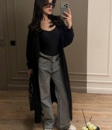 Кардиган альпака с капюшоном  MSM-289A780