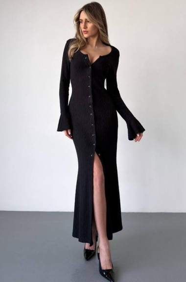 Длинное платье на пуговицах  MSM-292A700