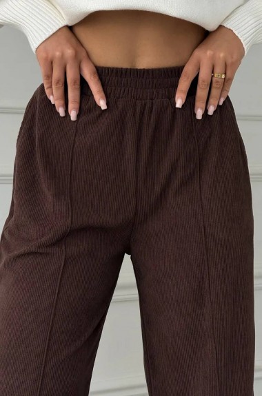 Вельветові штани на гумці   AMU-961A350