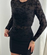 Лонгслив  ажурный AMU-1485A425