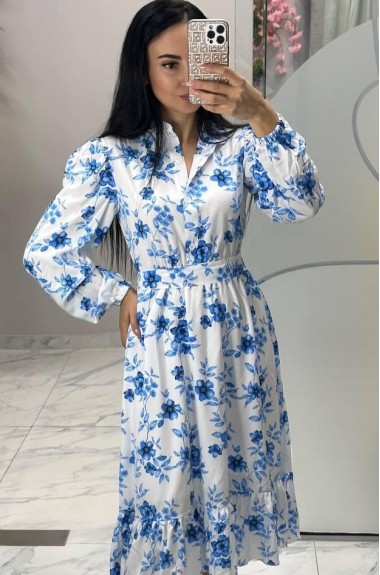 Платье штапельное летнее SOL-3017A600 Платье штапельное летнее SOL-3017A600