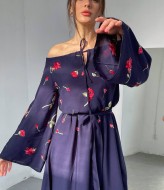 Сукня з  широкими рукавами  SOL-2600A300 