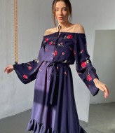 Сукня з  широкими рукавами  SOL-2600A300 