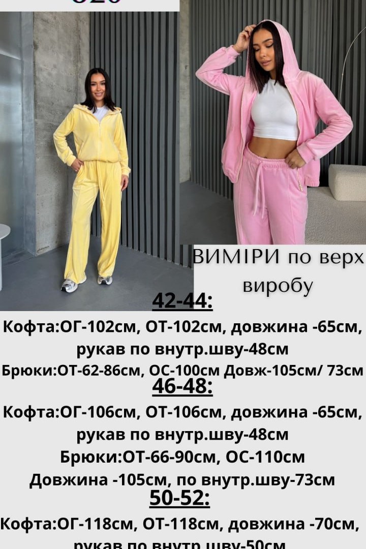 Спортивный велюровый костюм  JAV-820A750