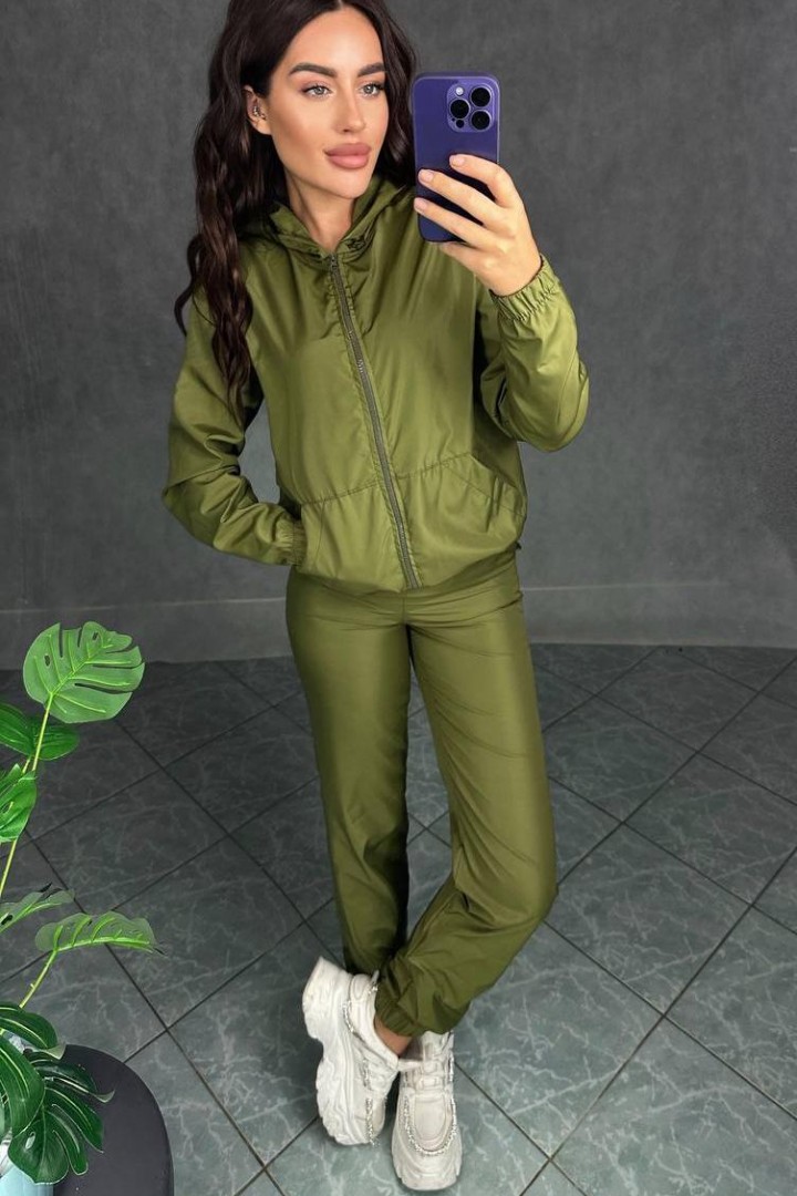 Женский спортивный костюм плащевка   IPO-619A450