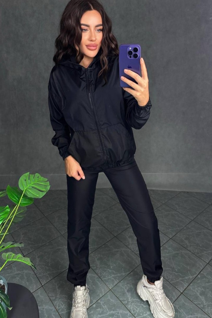 Женский спортивный костюм плащевка   IPO-619A450